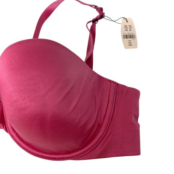 Victorias Secret Biofit Multi-Way Bra Womens Size 34C Hot Pink NEW - Picture 2 of 6